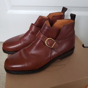 NWOT vintage Old Master men's leather shoe boot 43